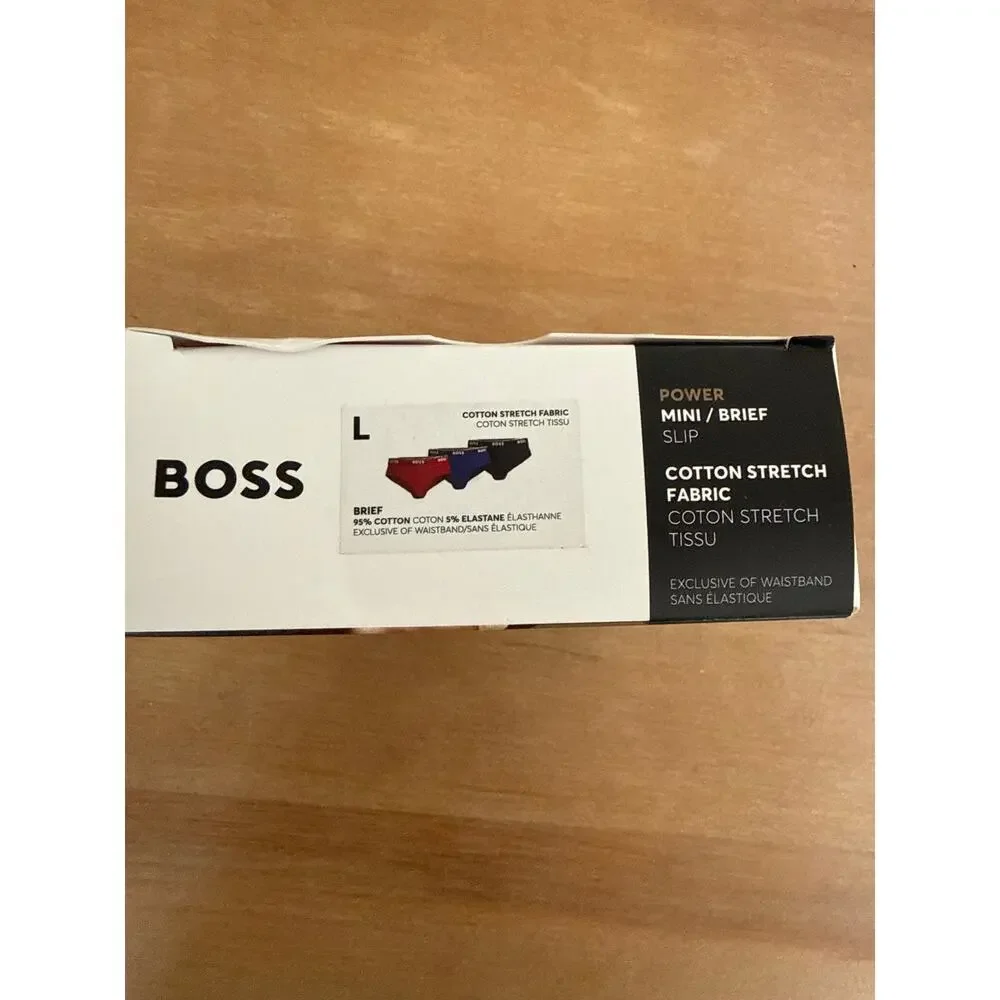 Hugo Boss Power Mini Brief cotton stretch Large Slip